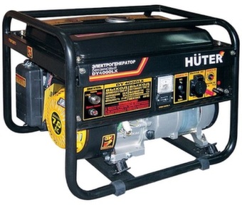 Бензиновый генератор Huter DY4000LX-электростартер