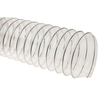 Прозрачный полиуретановый шланг, длина 5м, диаметр 100мм, стенка 0,5мм JET WP-100-50
